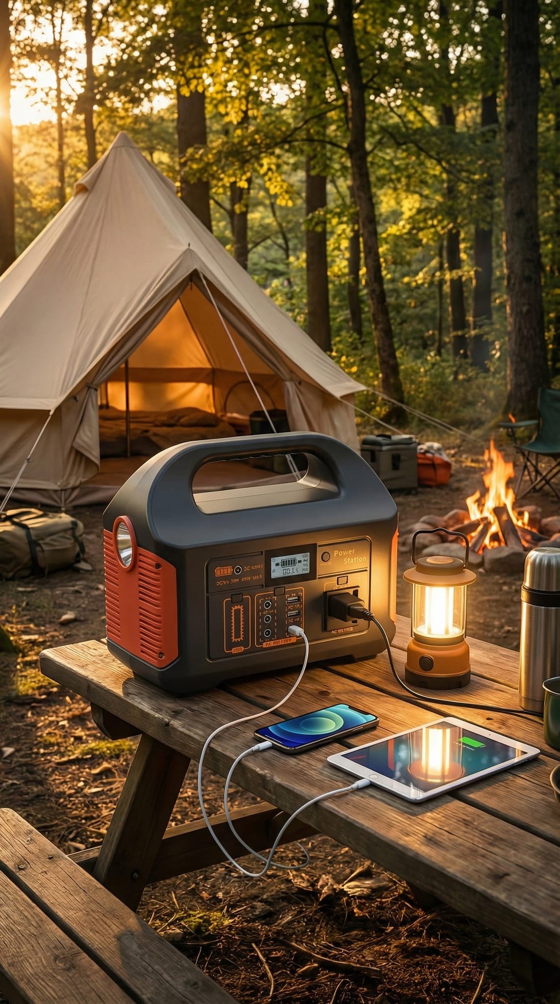 Station d'énergie portable VanPower 500W LiFePO4 - vue de face