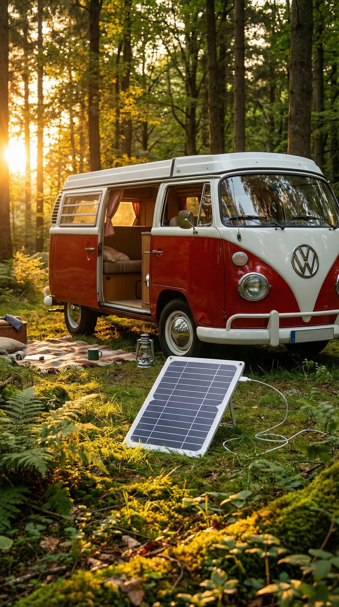 Panneau solaire pliable 35W VanPower utilisé en vanlife