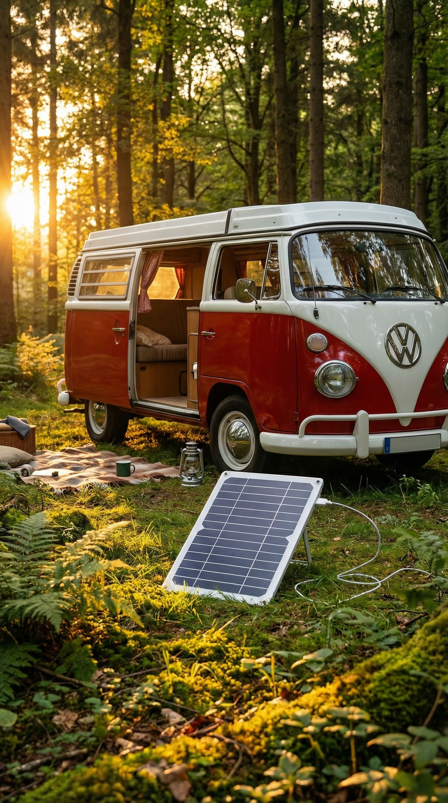 Panneau solaire pliable 35W VanPower utilisé en vanlife