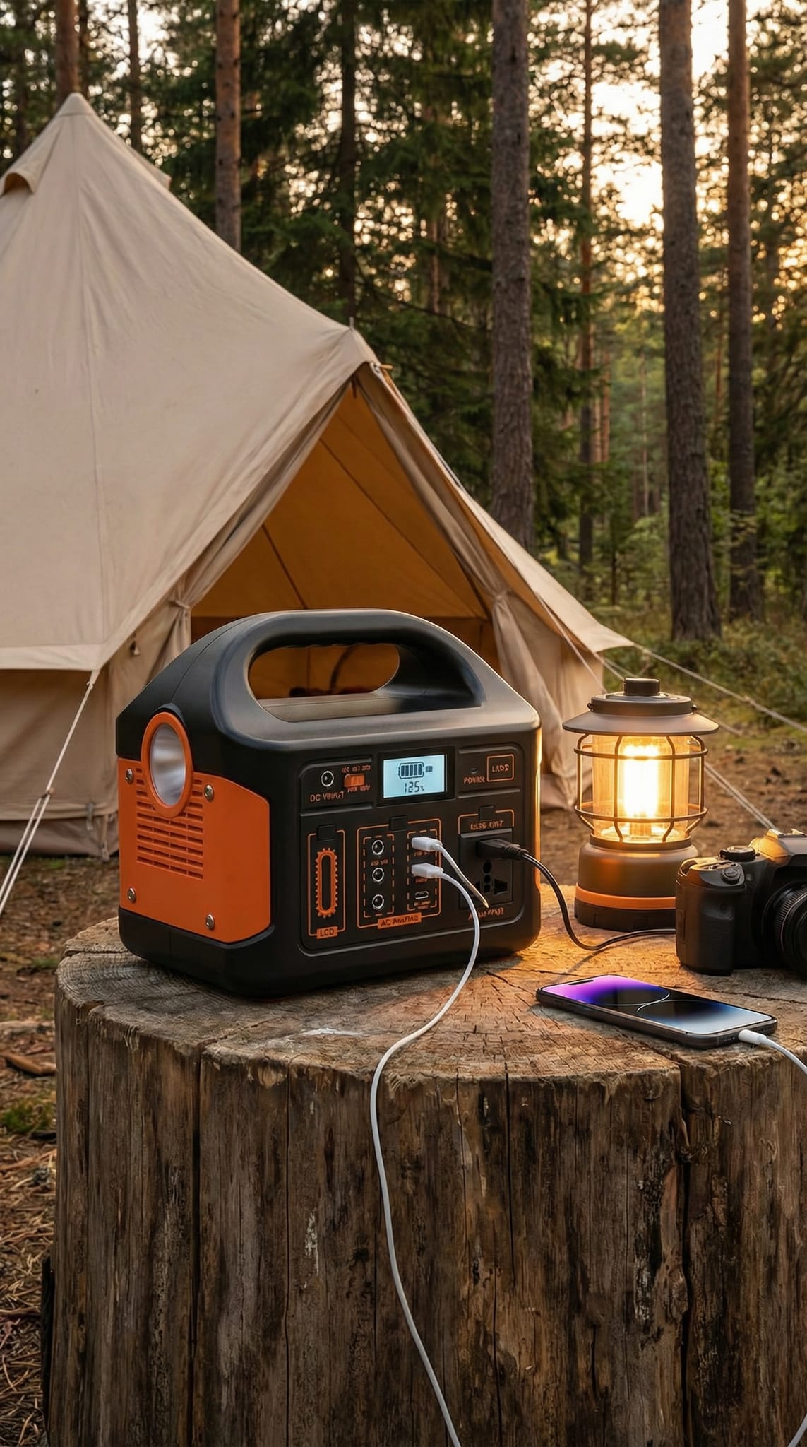 Station d'alimentation portable 300W - Batterie LiFePO4