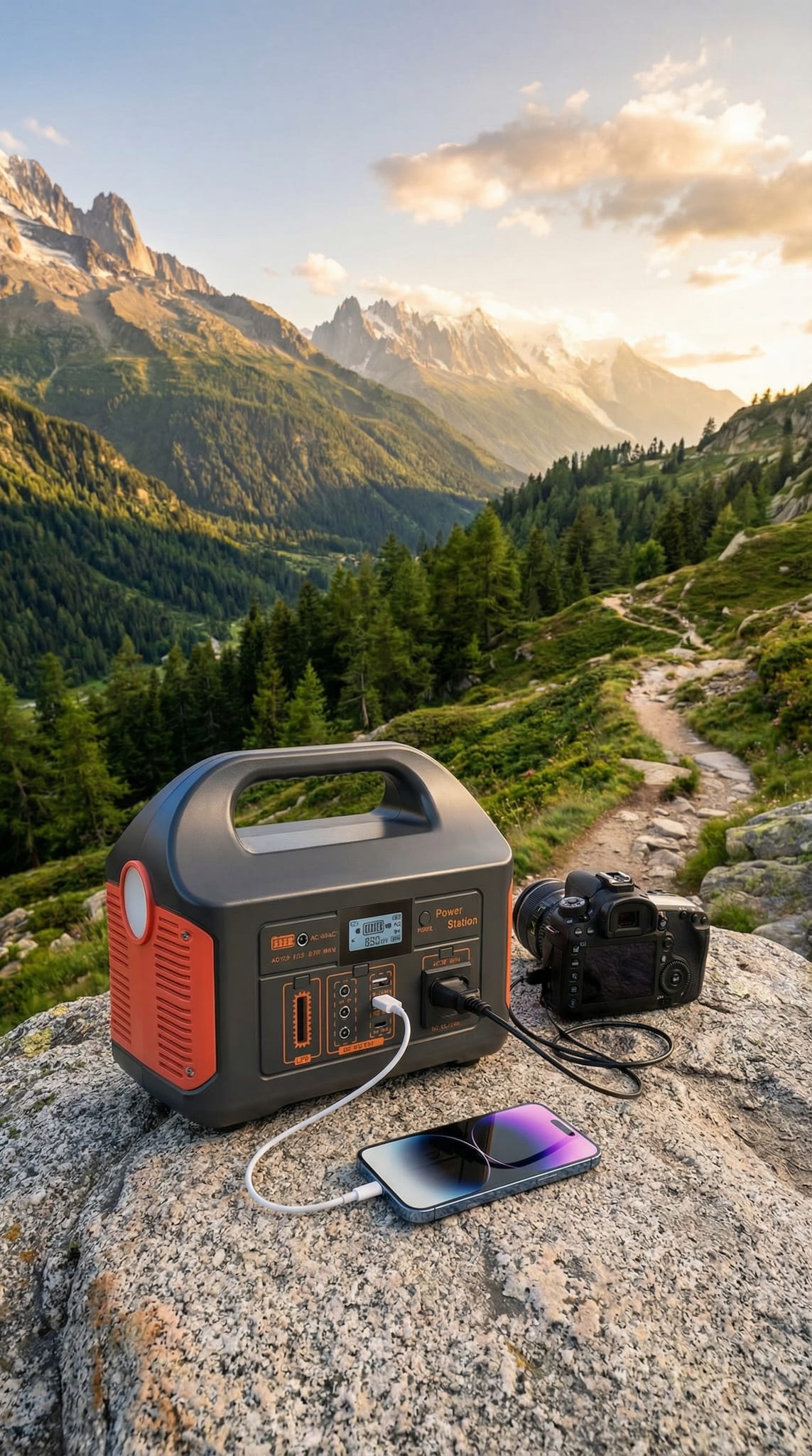 Station d'alimentation portable 500W - Batterie LiFePO4