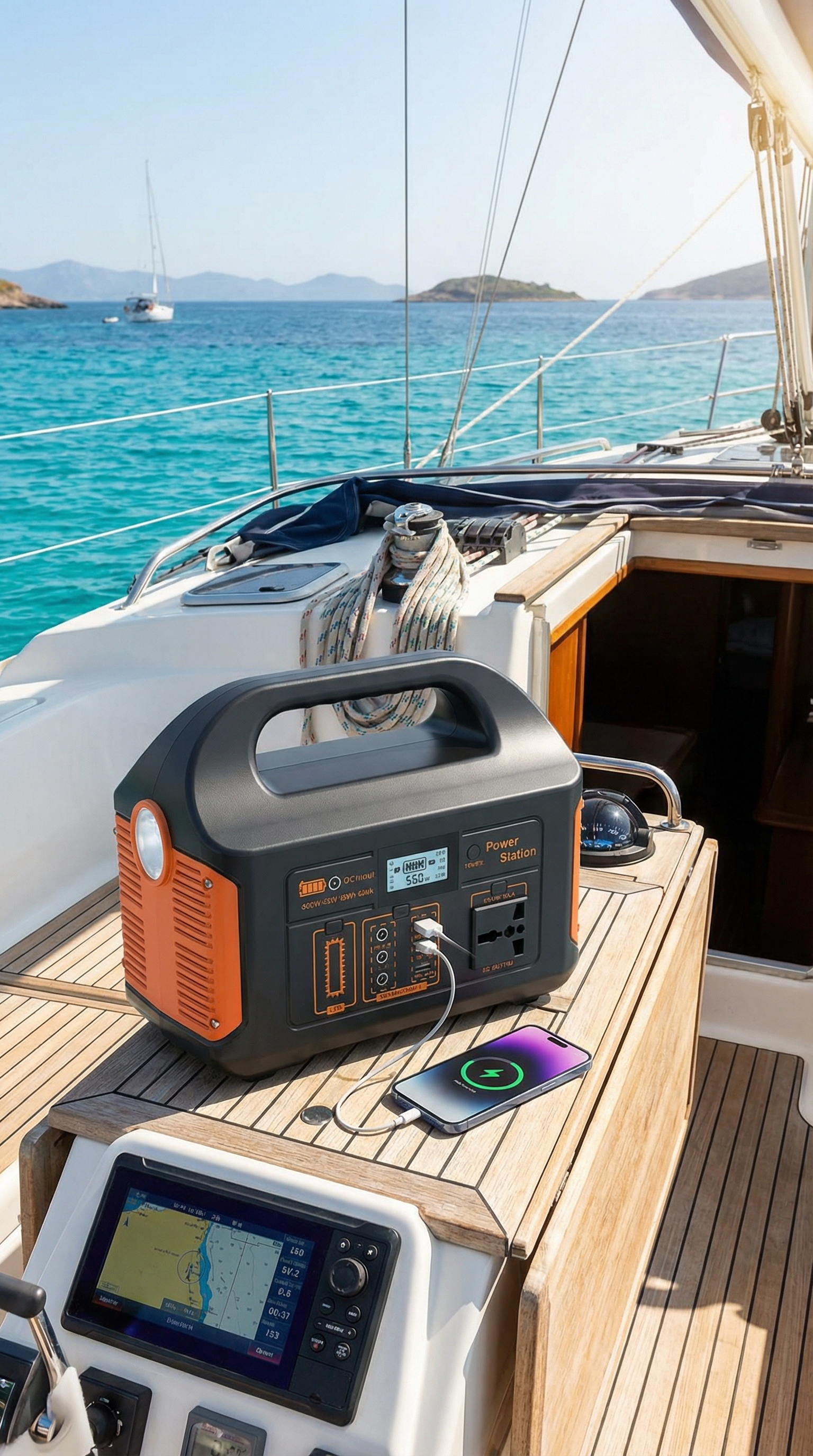 Station d'alimentation portable 300W - Batterie LiFePO4