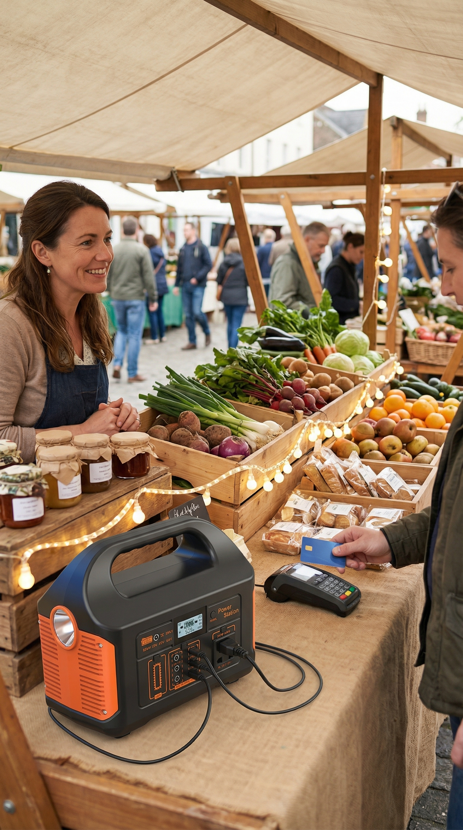 Station d'alimentation portable 300W - Batterie LiFePO4