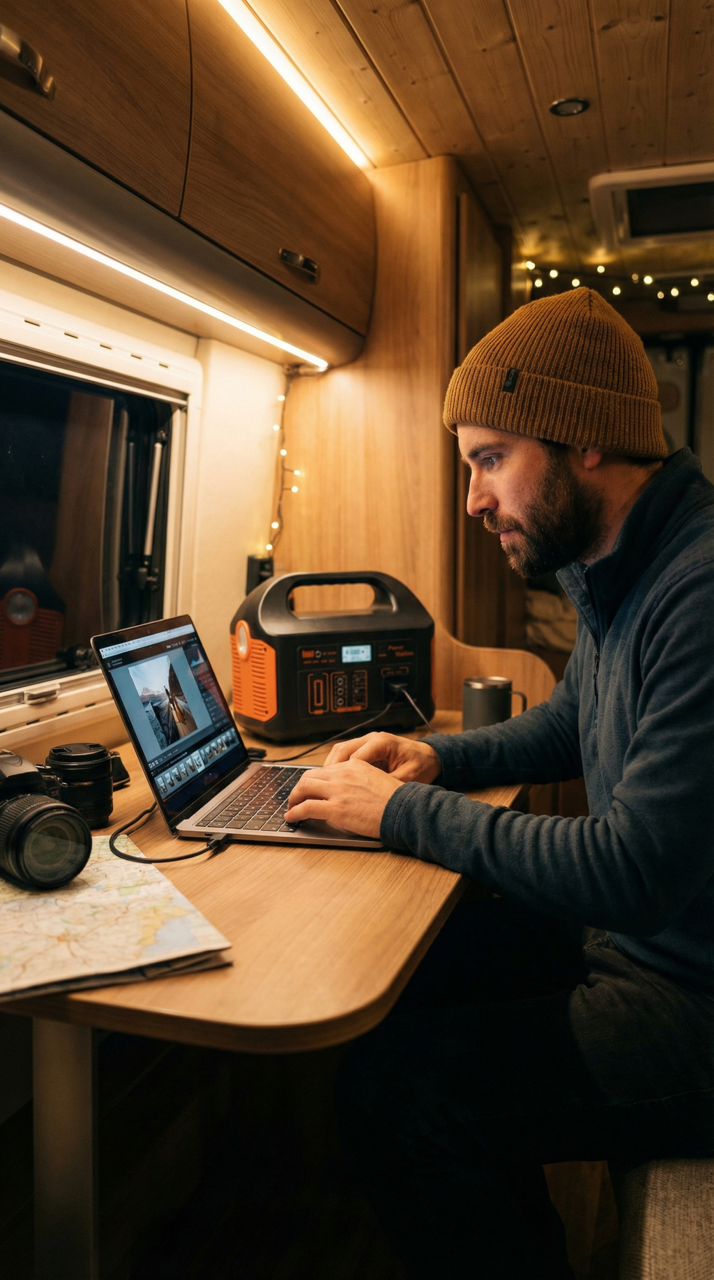 Station d'alimentation portable 300W - Batterie LiFePO4