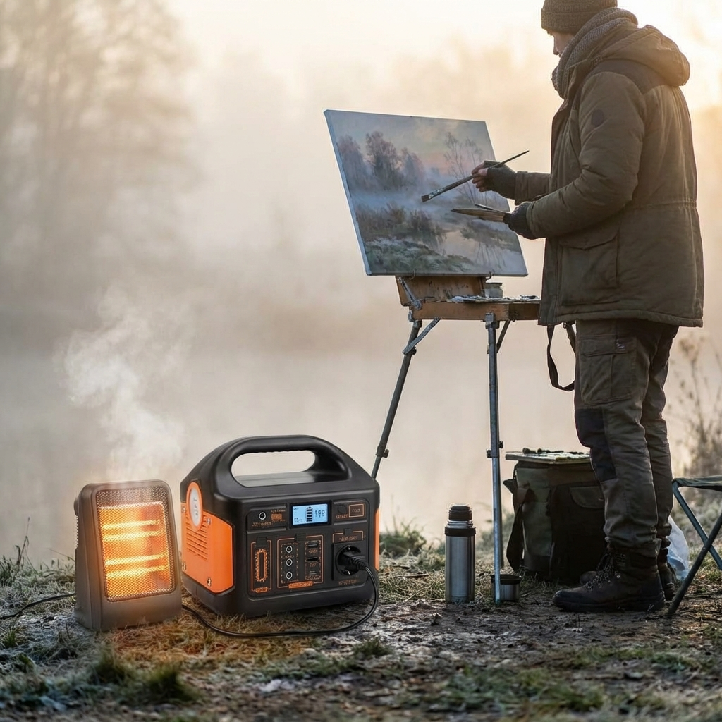 Station d'alimentation portable 500W - Batterie LiFePO4