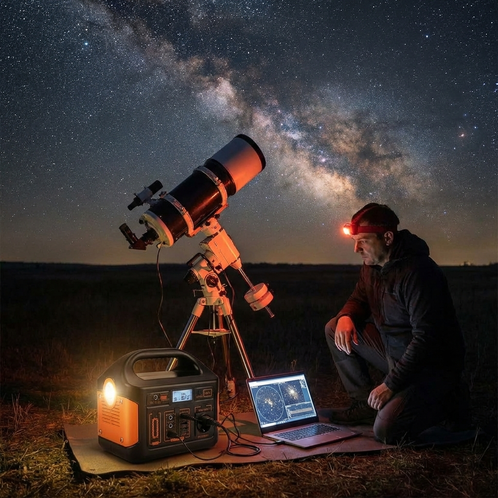 Station d'alimentation portable 500W - Batterie LiFePO4