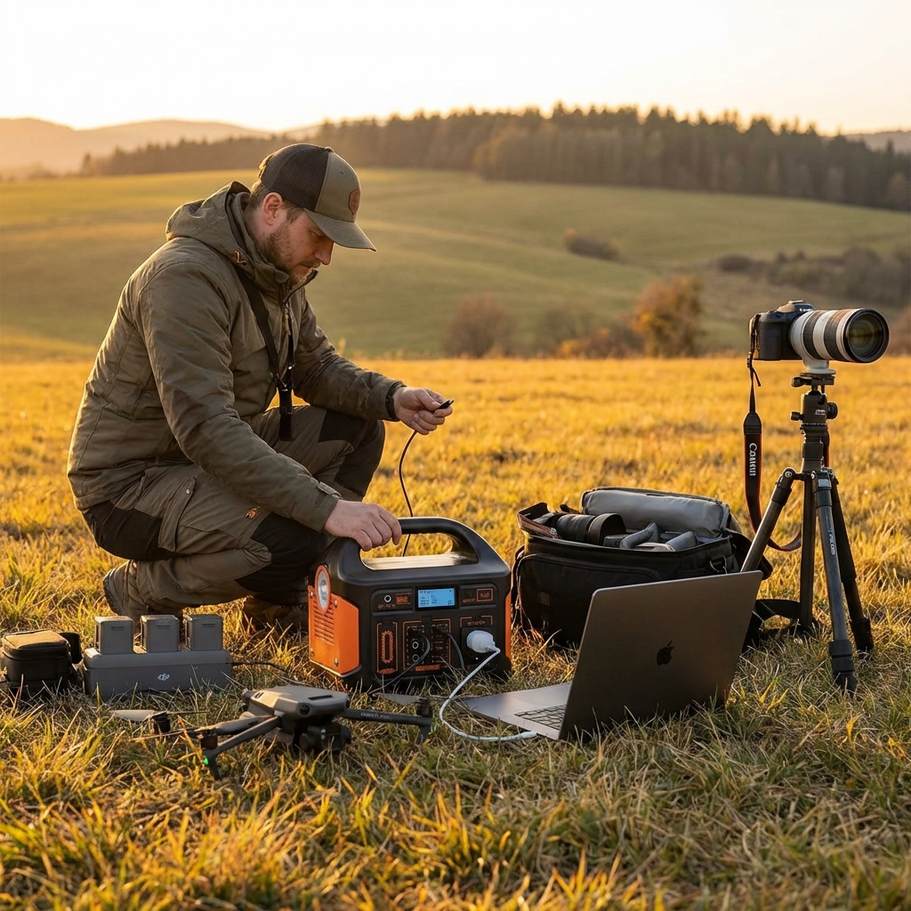 Station d'alimentation portable 500W - Batterie LiFePO4