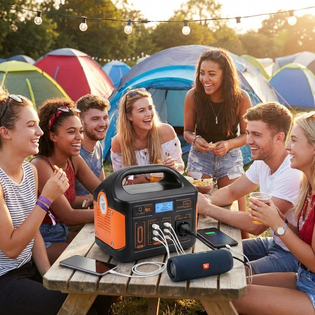 Station d'alimentation portable 500W - Batterie LiFePO4