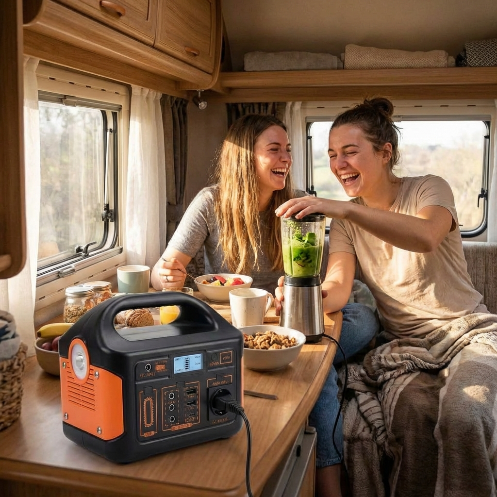 Station d'alimentation portable 500W - Batterie LiFePO4