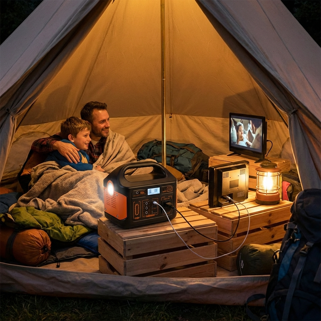 Station d'alimentation portable 500W - Batterie LiFePO4