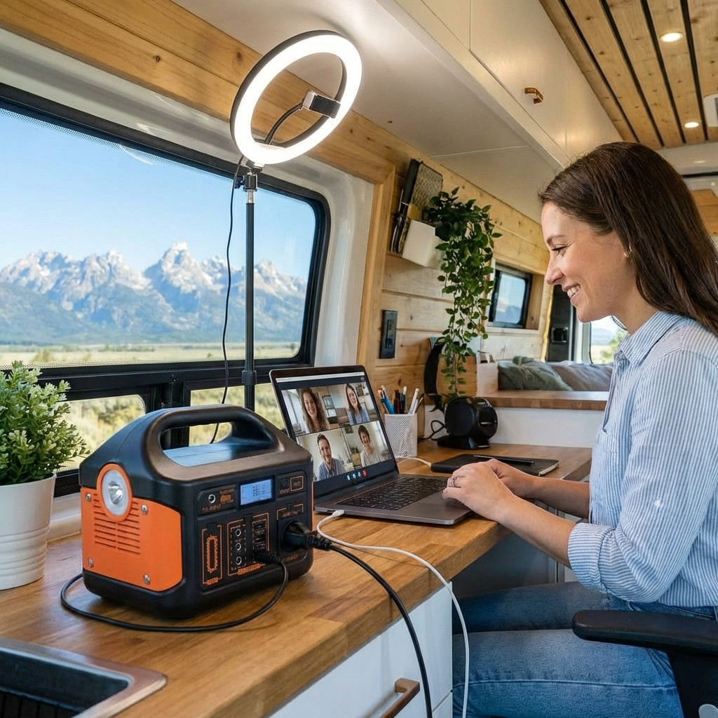 Station d'alimentation portable 500W - Batterie LiFePO4