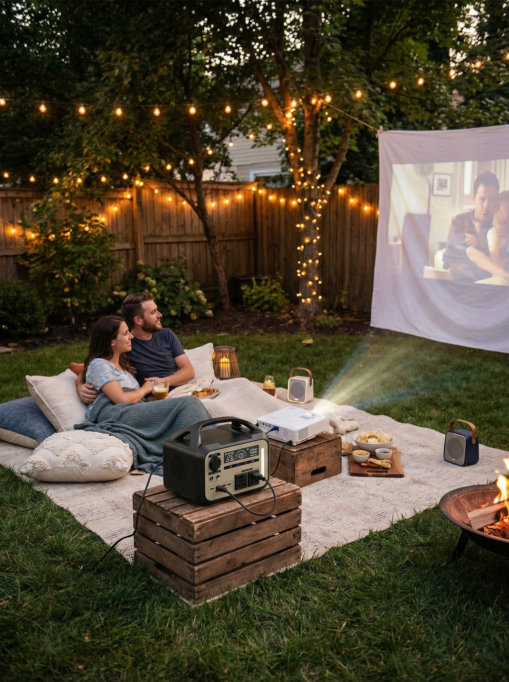 Station d'alimentation portable 900W - Batterie LiFePO4 Premium