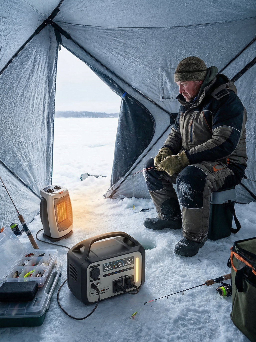 Station d'alimentation portable 300W - Batterie LiFePO4