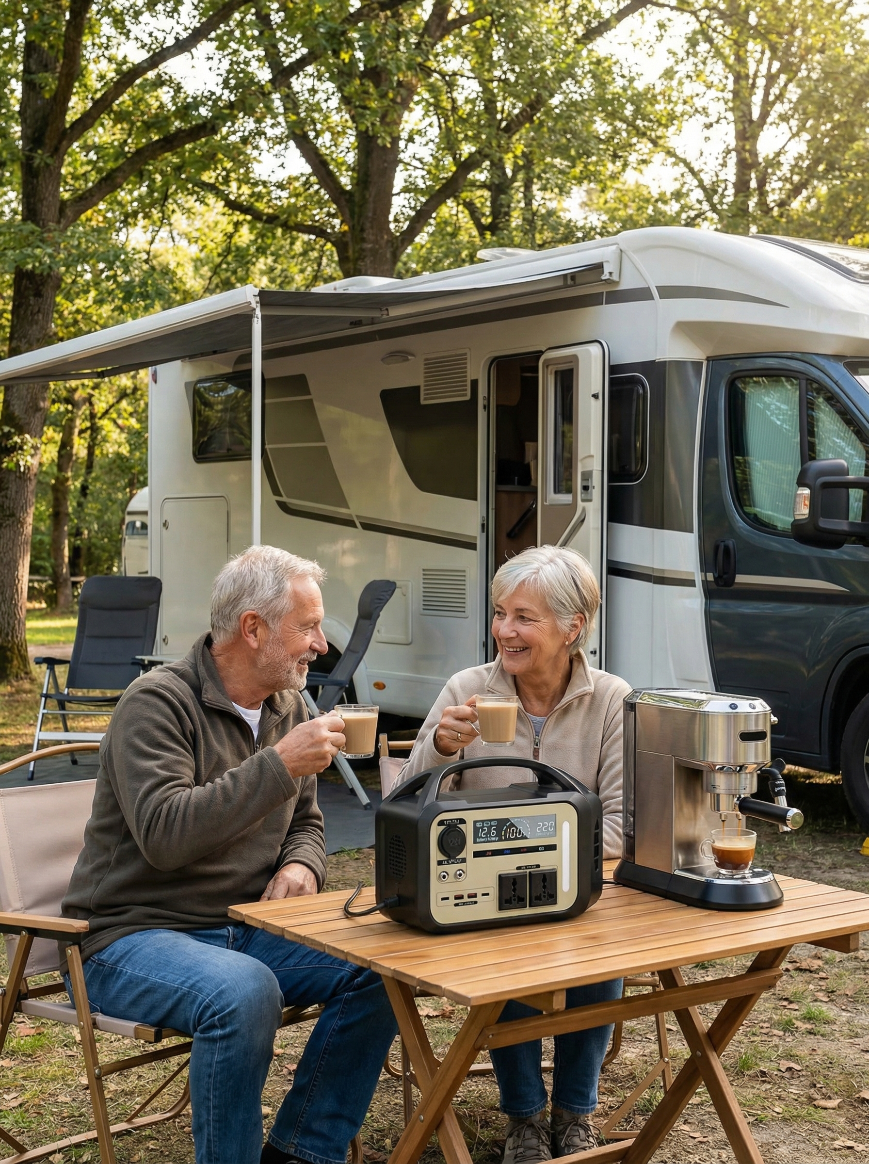 Station d'alimentation portable 900W - Batterie LiFePO4 Premium