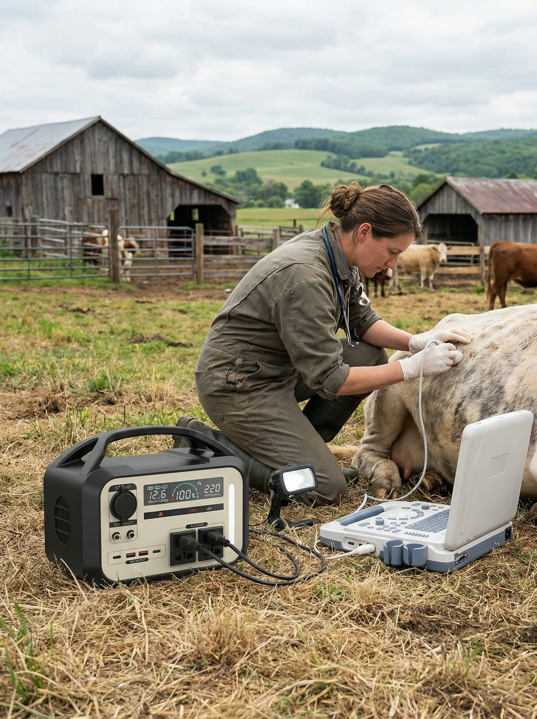 Station d'alimentation portable 900W - Batterie LiFePO4 Premium